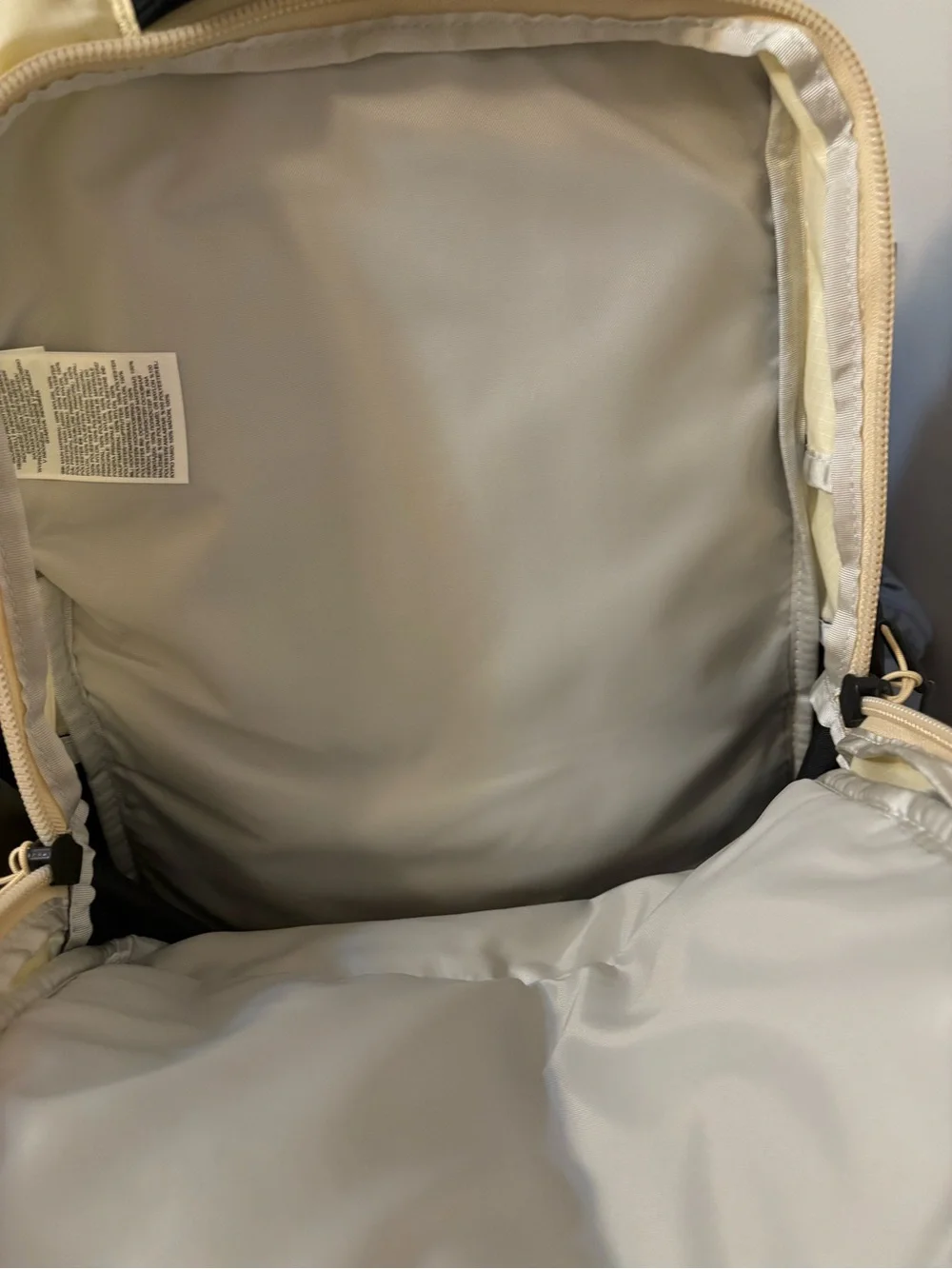 The North Face Men's Two-Tone Black & Cream Backpack